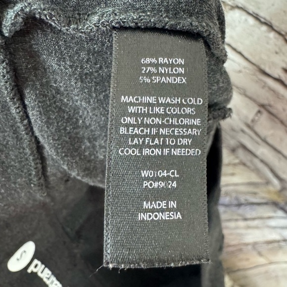 Betabrand Women's Size Small Charcoal Grey Pants Rayon Nylon Spandex Casual S Sm - Picture 4 of 6